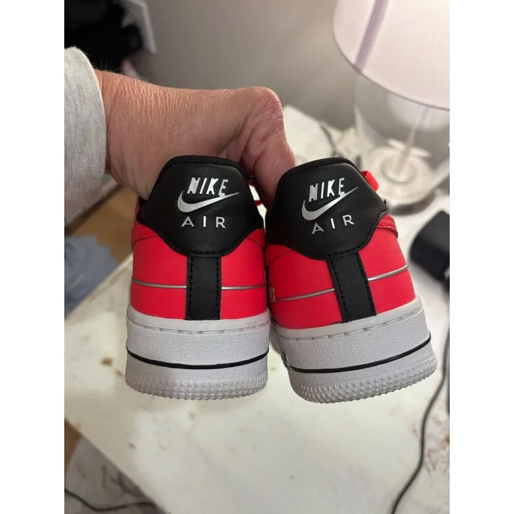 Nike Air Force 1 GS Bright Crimson CJ4092-600 Youth 5.5Y Women's 7 Shoes